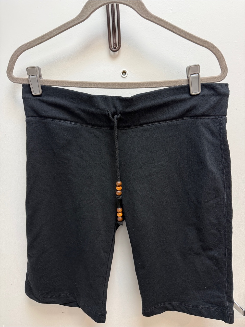 Banana Republic Factory Black Drawstring Cotton Shorts